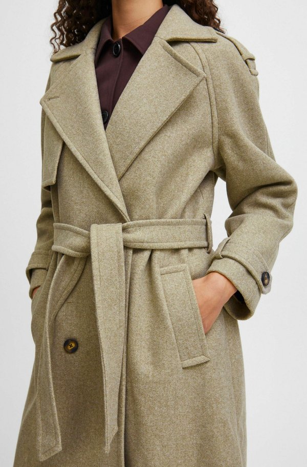 BYCILIA TRENCH COAT - Trenchcoat - sepia tint melange4