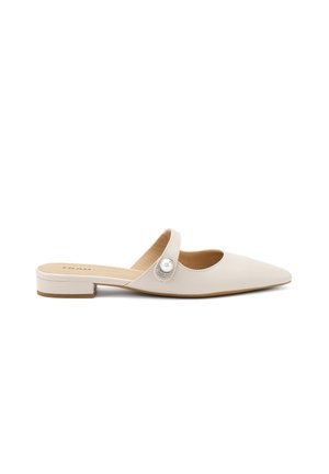 BEJEWELLED PEARL  - Mules - beige