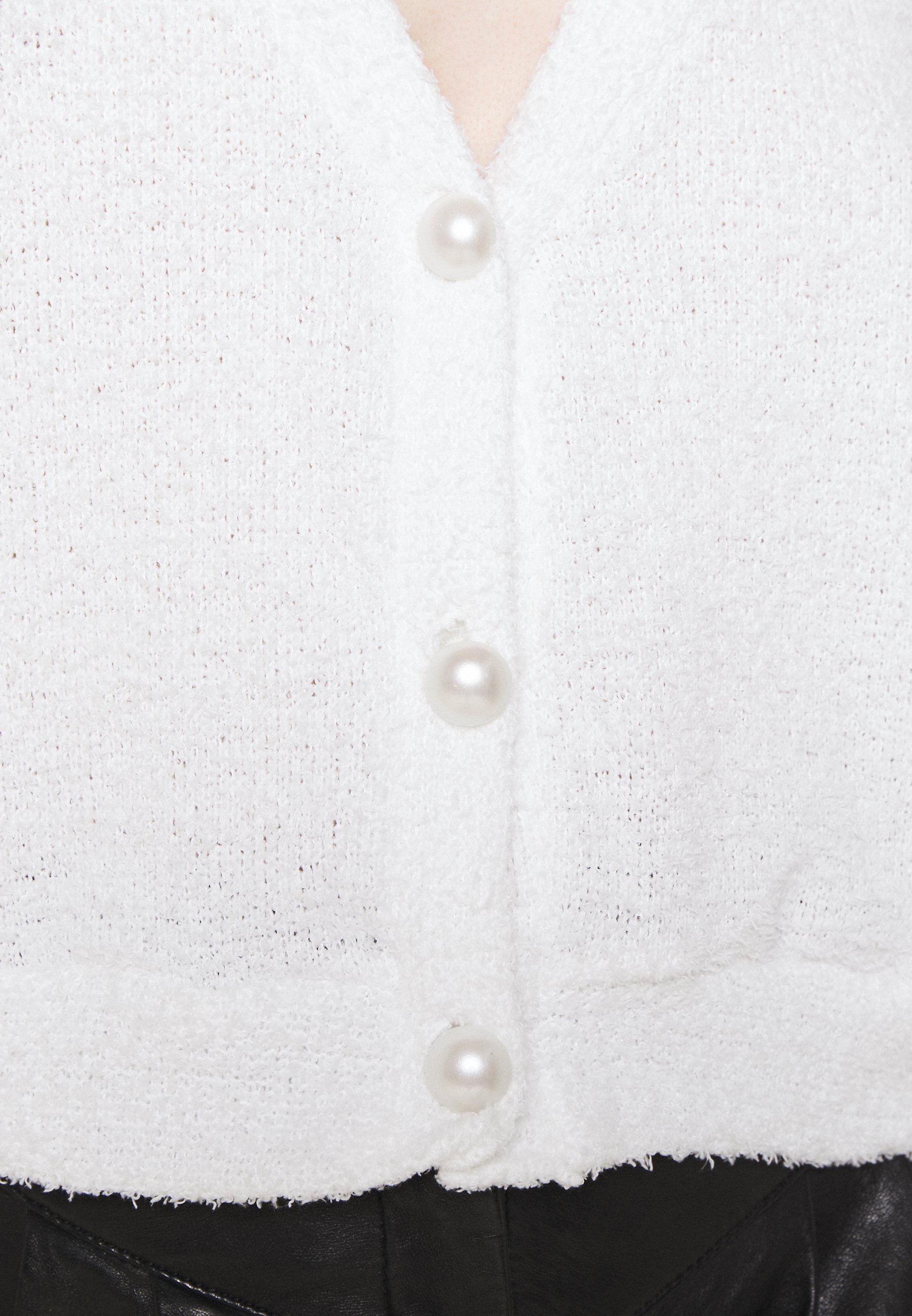 white fluffy cardigan uk
