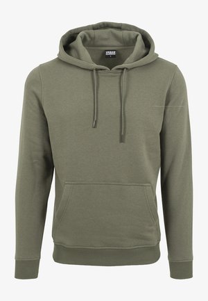 BASIC SWEAT HOODY - Hoodie - olive