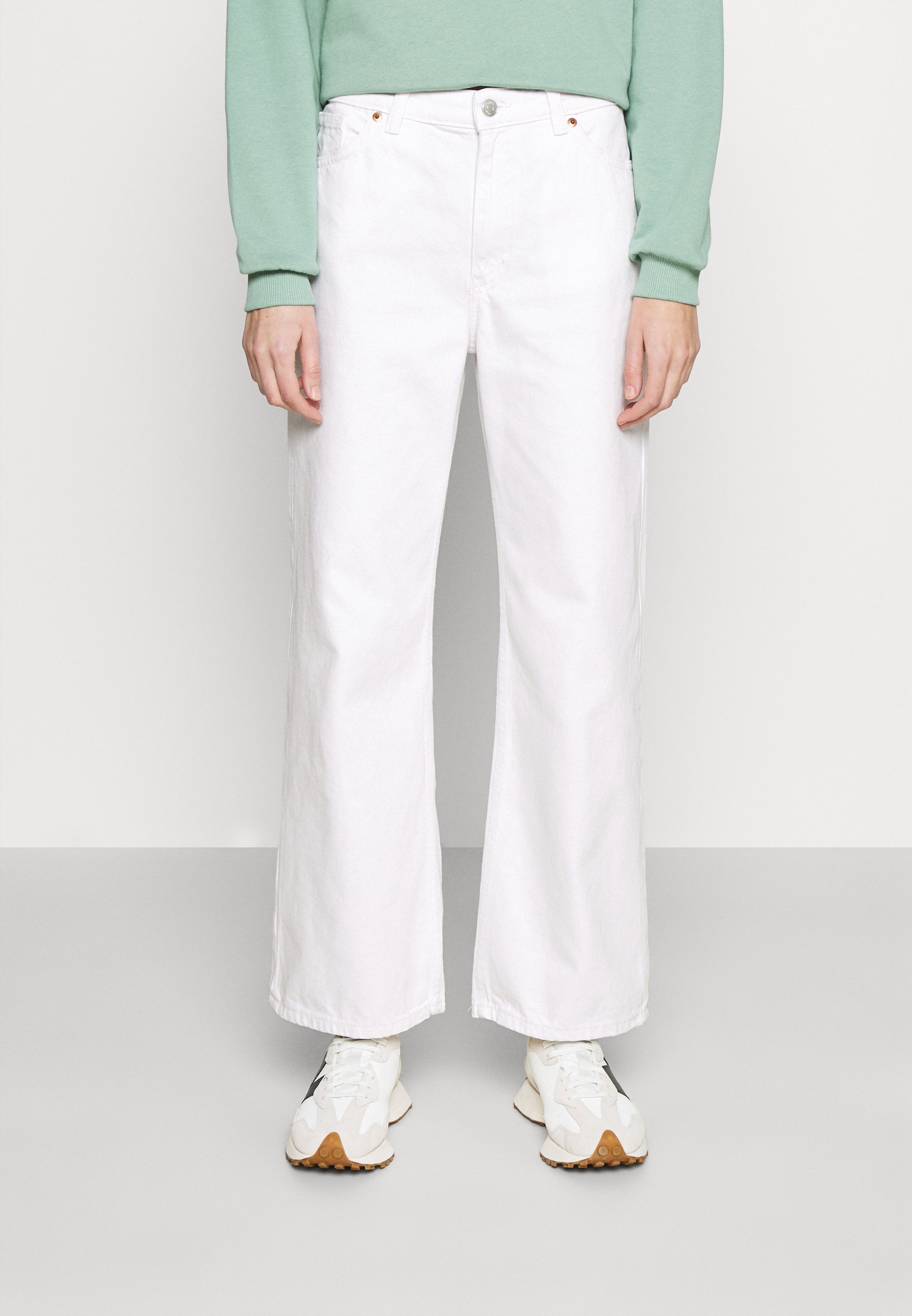 Monki Jeans a zampa - white light/bianco - Zalando.it