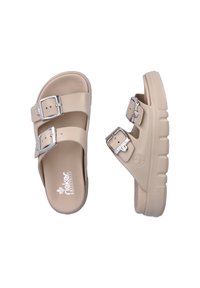 Rieker Mules - cremebeige