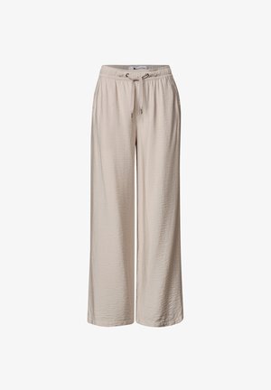 Street One, HIGH WAIST WIDE LEG HOSE IM LOOSE FIT - Pantalones - clay sand