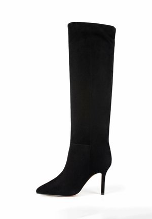 Laarzen met hoge hak - black