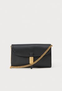 SADDLE WALLET - Cross body bag - nero/antique gold-coloured