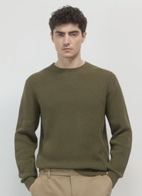Calliope Strickpullover - verde militare