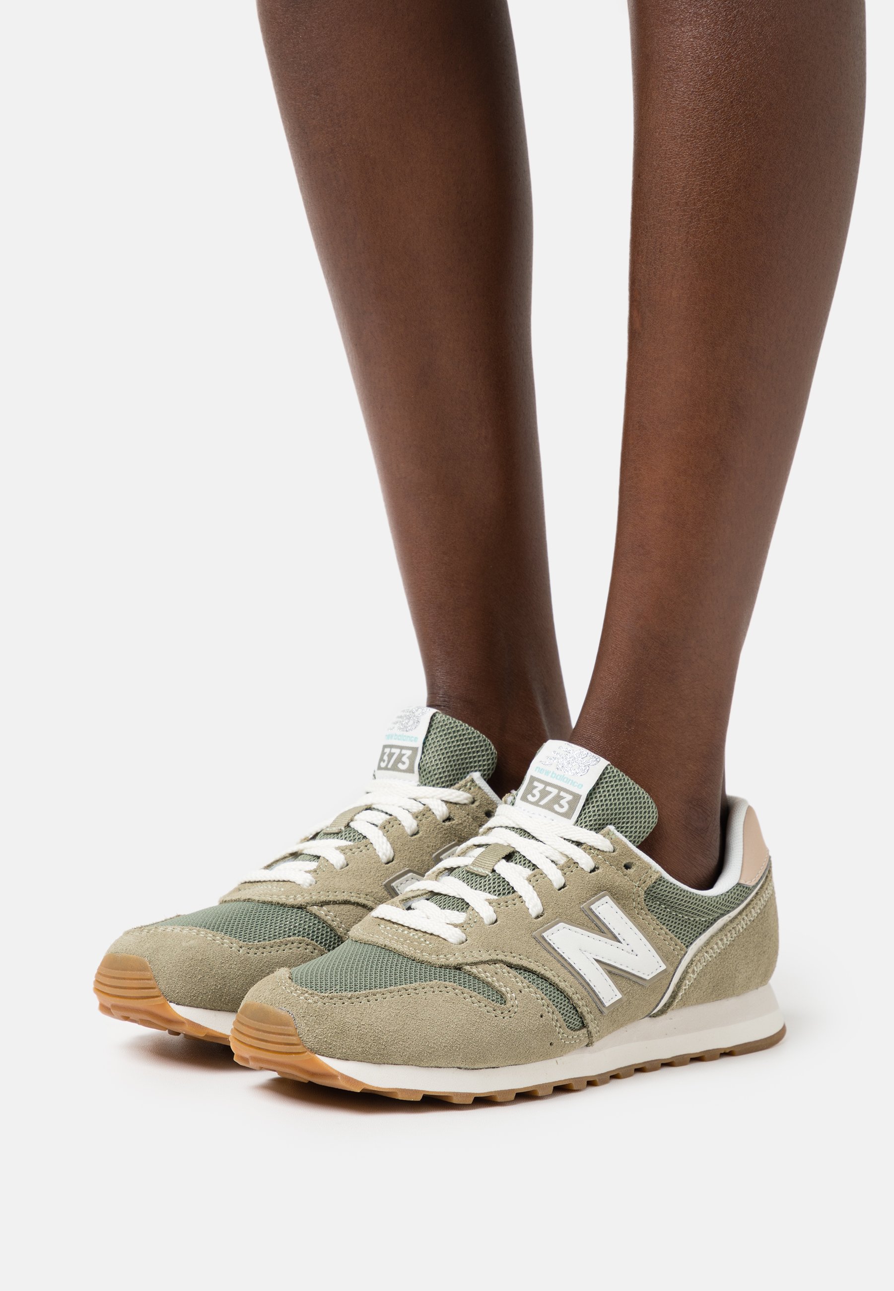 New Balance 373 Sneakers - green/beige/groen Zalando.nl