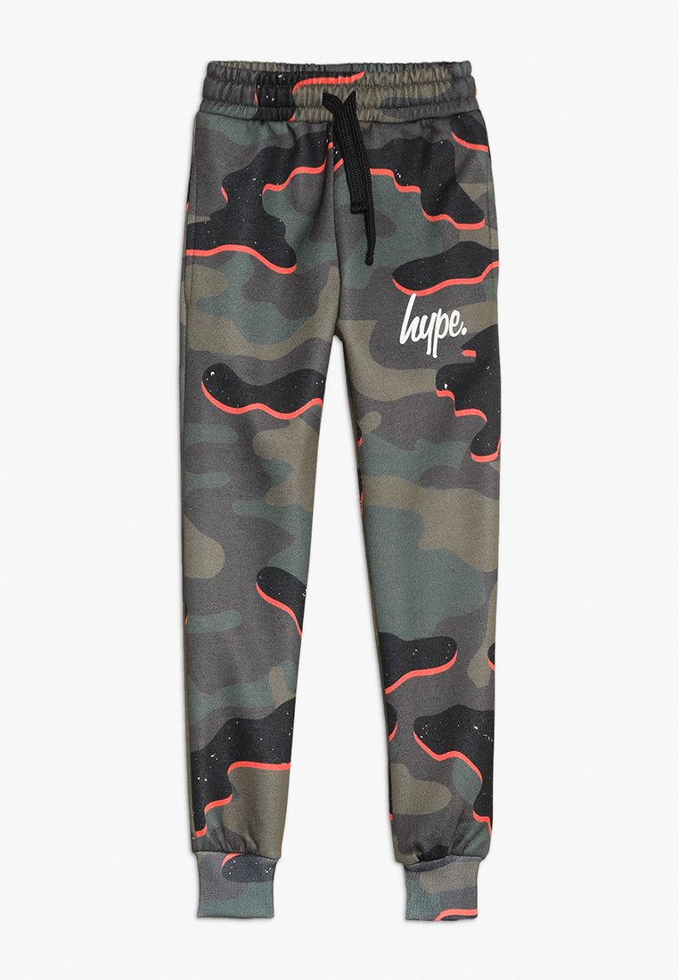 Hype KIDS JOGGERS CAMO SCRIPT Joggebukse multi Zalando.no Hype KIDS SCRIPT Joggebukse red Zalando.no