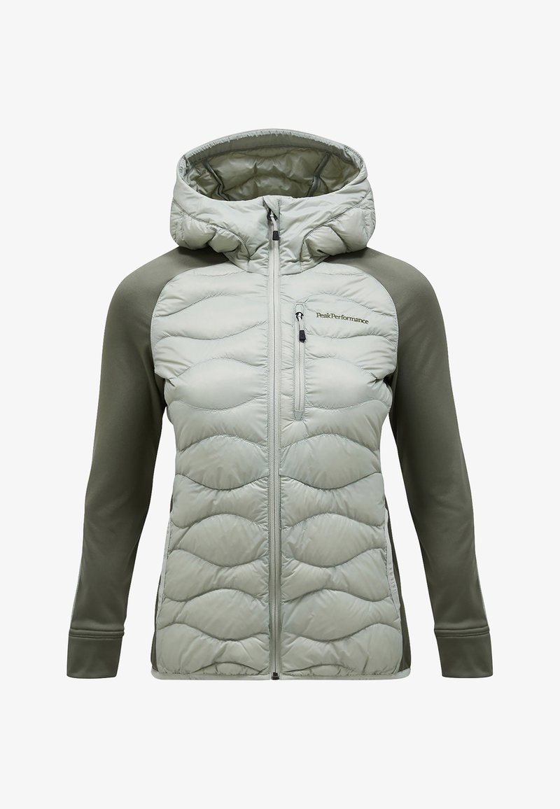 Peak Performance HELIUM HYBRID - Pūkinė striukė - gruen