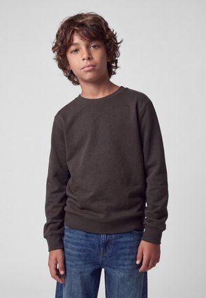 TWO SOON TWO SOON SWEATSHIRT GLATTE UNISEX - Sweatshirt - hot fudge