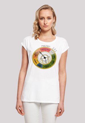 F4NT4STIC FANTASTIC BEASTS THREAT LEVEL WITH EXTENDED SHOULDE - T-shirts med print - white