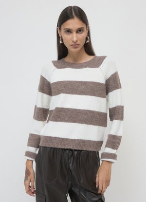 Calliope RAYÉ À COL RAS DU COU - Strickpullover - une variante
