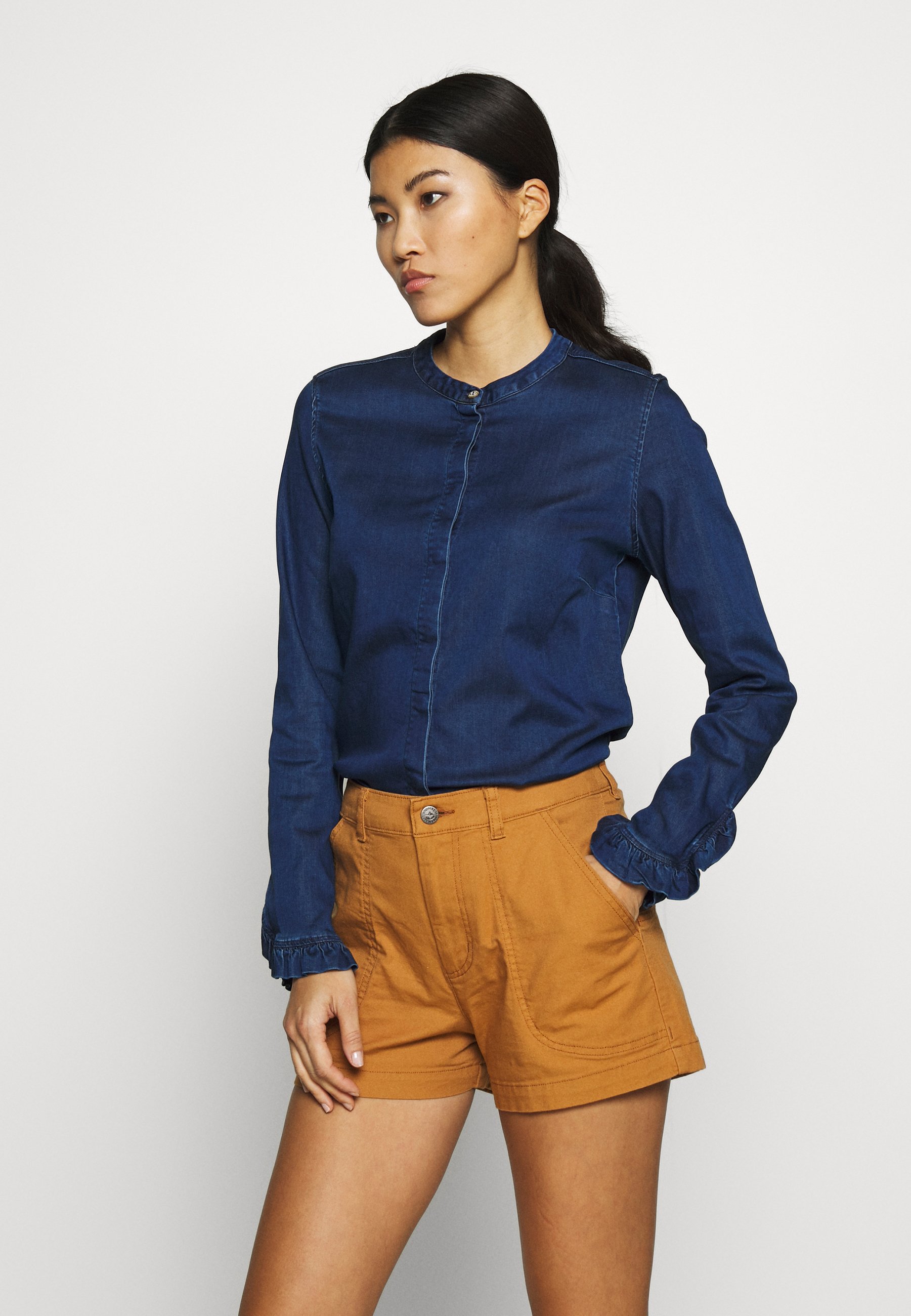 Mos Mosh MATTIE Bluser blue Zalando.no Mos Mosh MATTIE Skjorte blue Zalando.no
