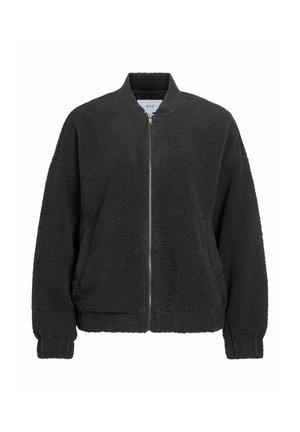 VILA, BOMBER JACKET VIADA TEDDY - Veste polaire - black