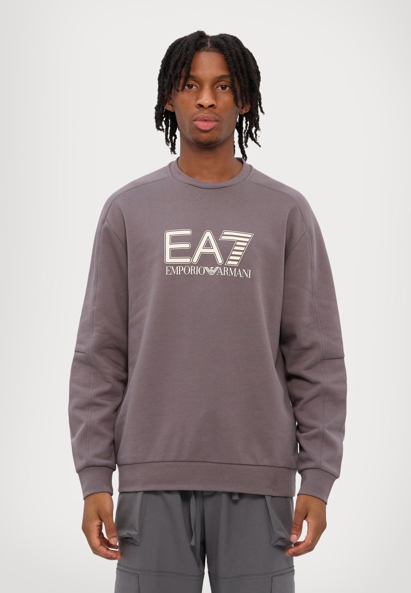 EA7 Emporio Armani FELPA - Felpa - volcanic glass