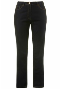 Ulla Popken Vaqueros rectos - blue-black denim