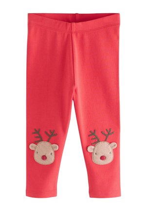 Next, Leggings - red christmas reindeer