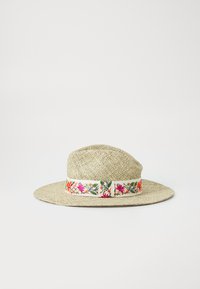Maradji SOMBRERO FLEURS ORANGE - Hoed - natural