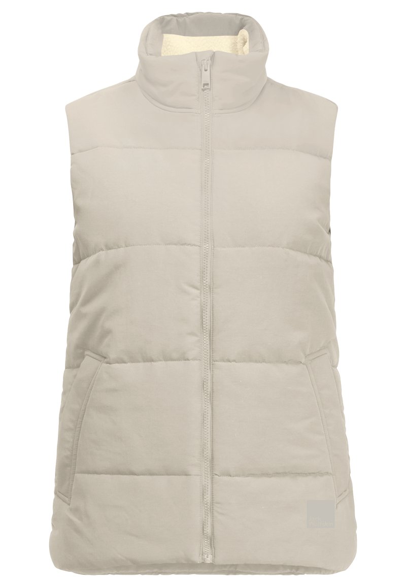 Jack Wolfskin Bodywarmer lichtgrijs