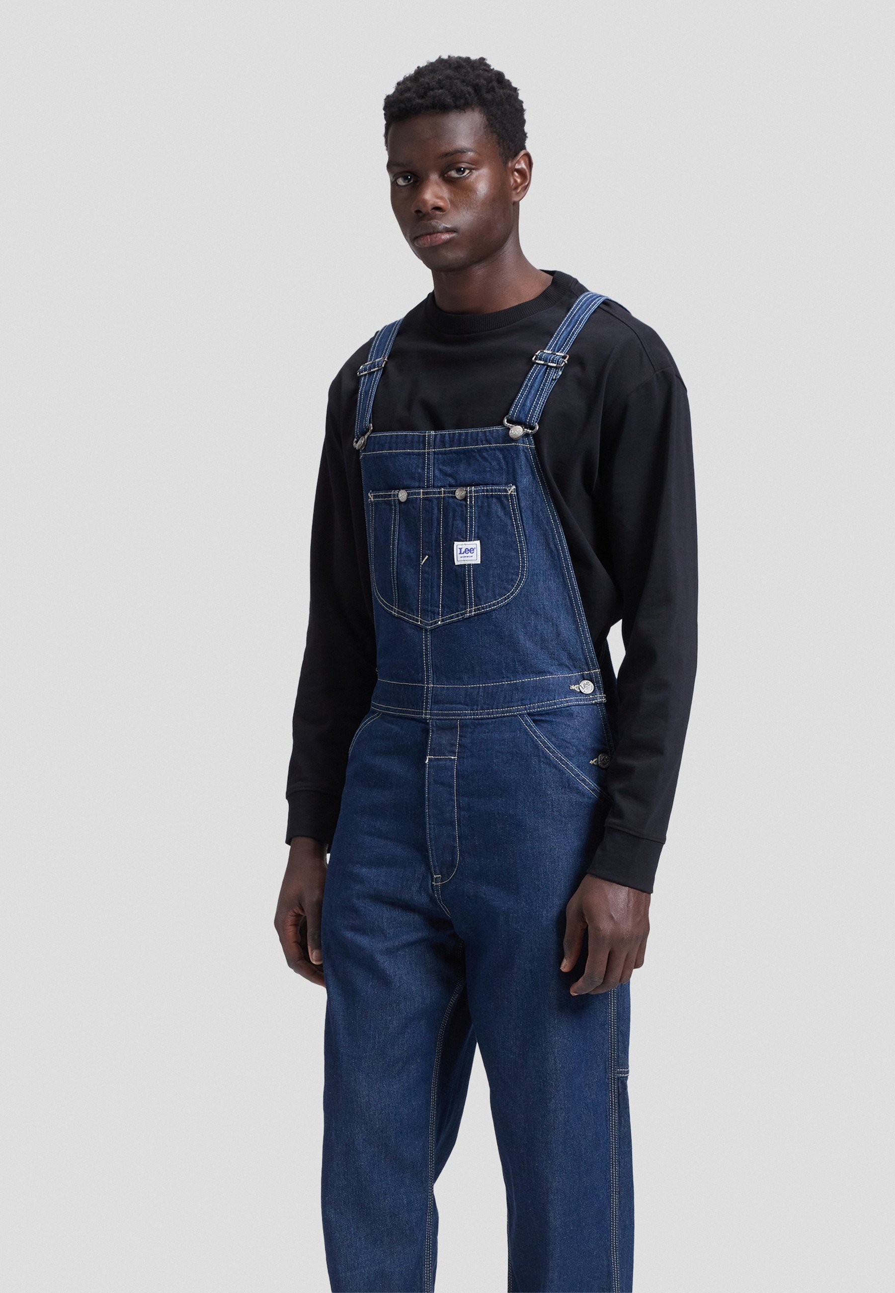 Lee LEE BIB OVERALL - Workwear Jeans - rinse/rinsed denim