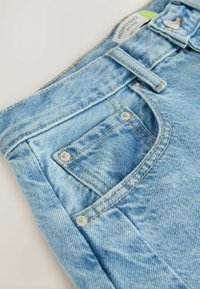 HORSESHOE BARREL - Široke kavbojke - mid blue denim