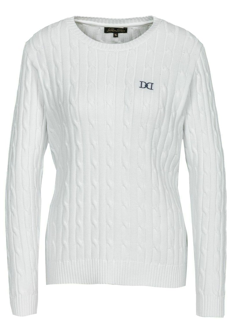 Damen Strickjacken | Dine 'n' Dance Strickpullover white/weiß - CB60858 Damen Strickjacken | Dine 'n' Dance Strickpullover white/weiß - CB60858