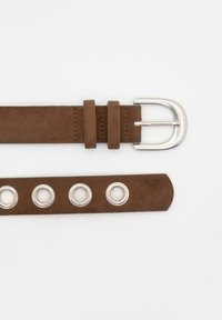 PULL&BEAR WITH EYELETS - Opasok - dark brown