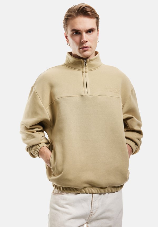 ZIPPERED  - Sweatshirt - beige
