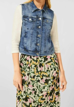 Vest - blue denim