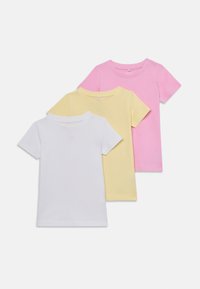 Name it - NMFVIBBI 3 PACK - T-shirt basique - pastel yellow/pink frosting/bright white Image miniature 1