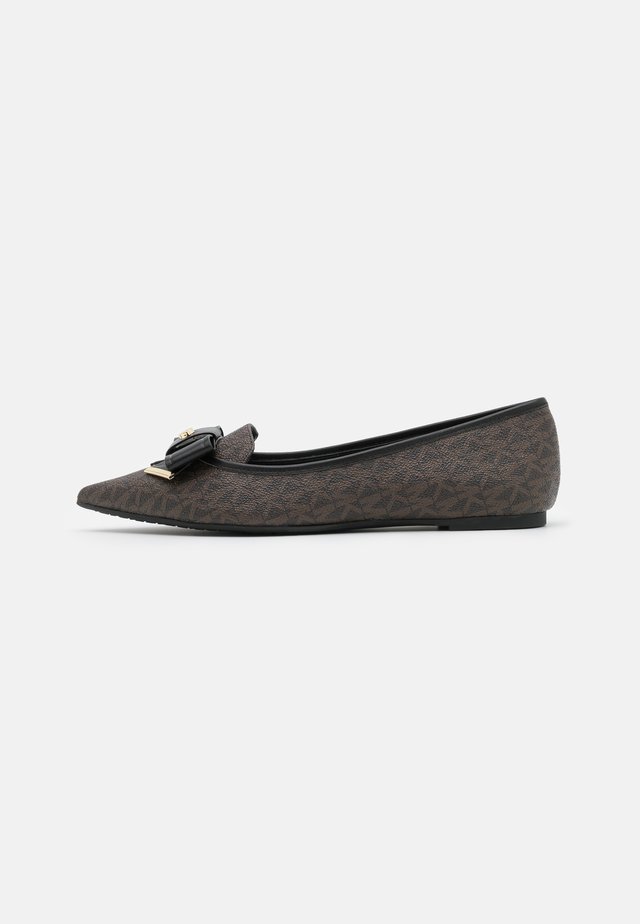 BELLE FLAT - Klassischer Ballerina - brown/black