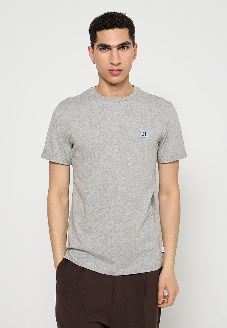 Les Deux T-shirt basic grijs Les Deux T-shirt basic grijs