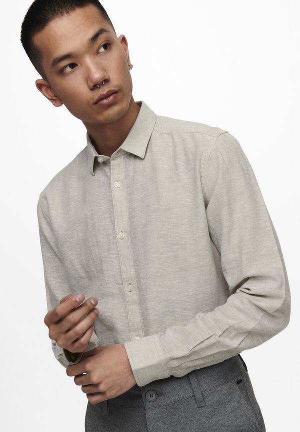 ONSCAIDEN SOLID SHIRT - Shirt - beige3
