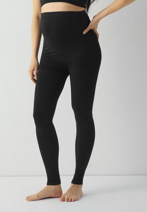 ONLY MATERNITY, OLMHOPE SEAMLESS TIGHT ACC - Leggings - black