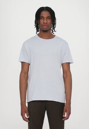 ROLL NECK TEE - T-shirts - ice blue