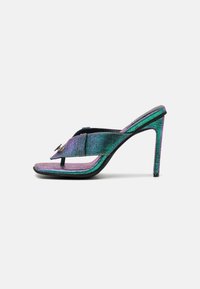 Jeffrey Campbell - JEANETIC - Teensandalen - green irisdescent denim Miniatuurafbeelding 1