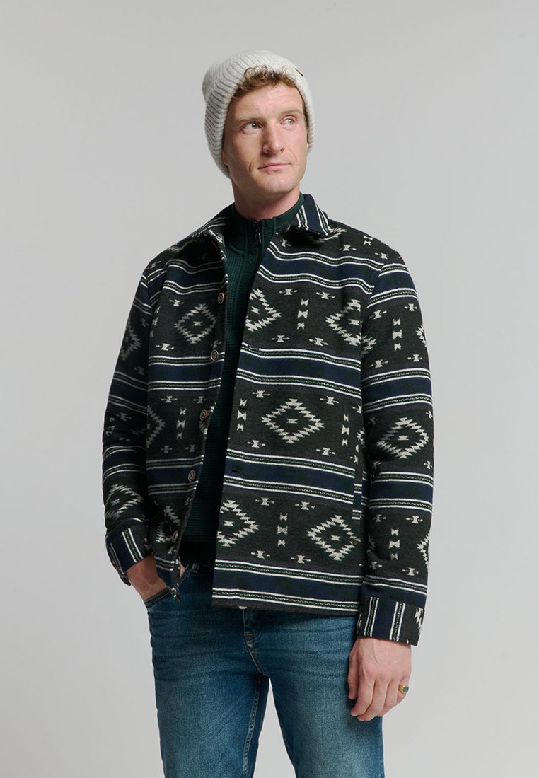 NO EXCESS Lichte jas zwart