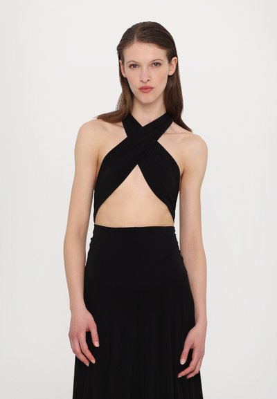 Norma Kamali CONVERTIBLE GOWN - Maxikjole - black