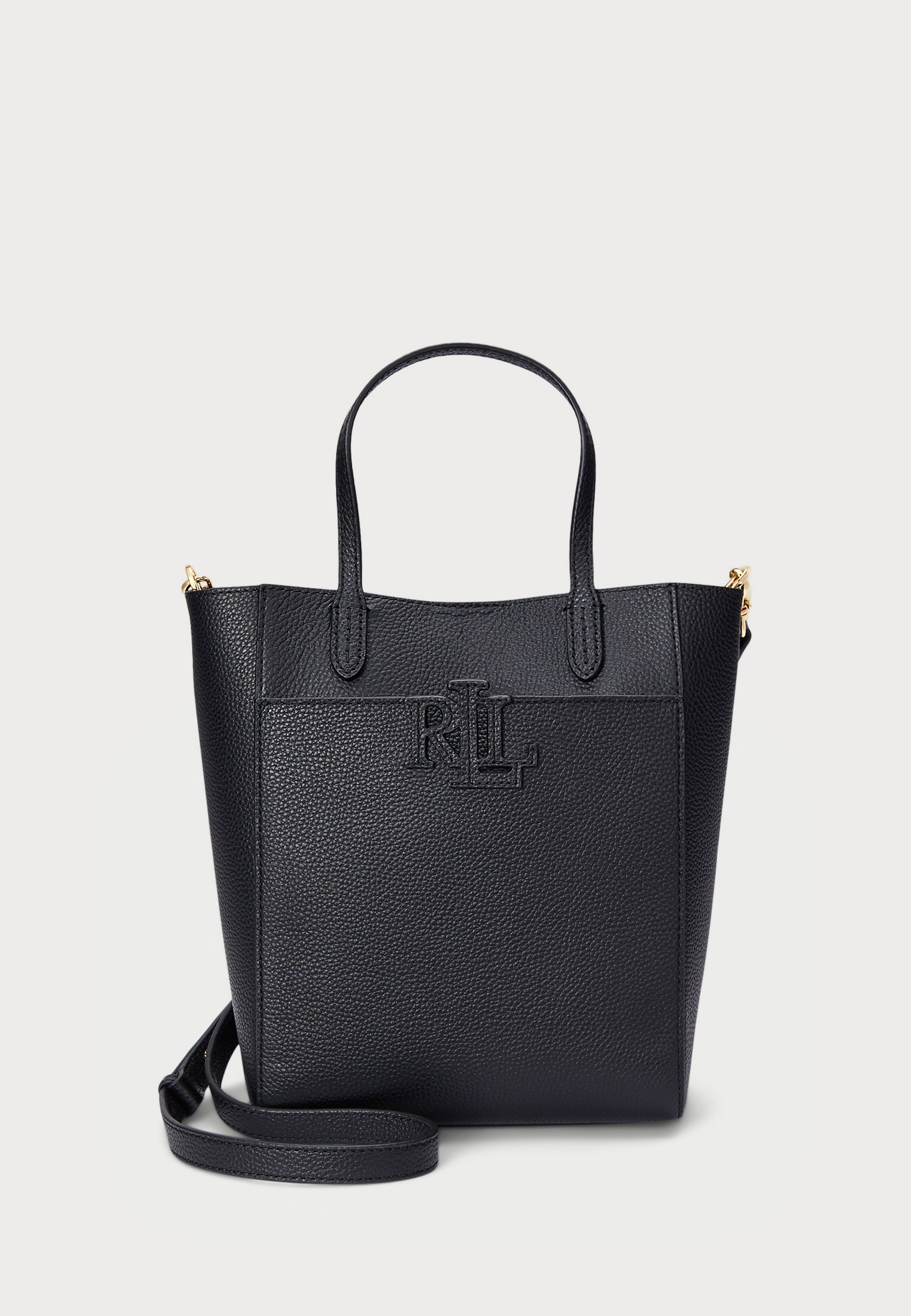 Lauren Ralph Lauren PEBBLED LEATHER SMALL CAMERYN TOTE BAG