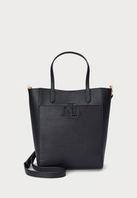 PEBBLED LEATHER SMALL CAMERYN TOTE BAG - Rokassoma - black