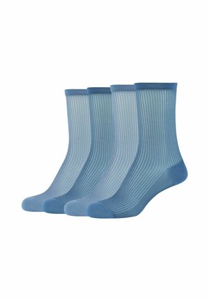 ONLINE ANKLE 4 PACK - Socks - cerulean