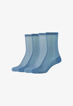 camano, ONLINE ANKLE 4 PACK - Socken - cerulean