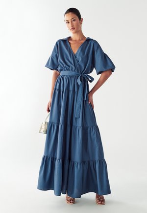WILLA SOLE - Maxikjoler - petrol blue