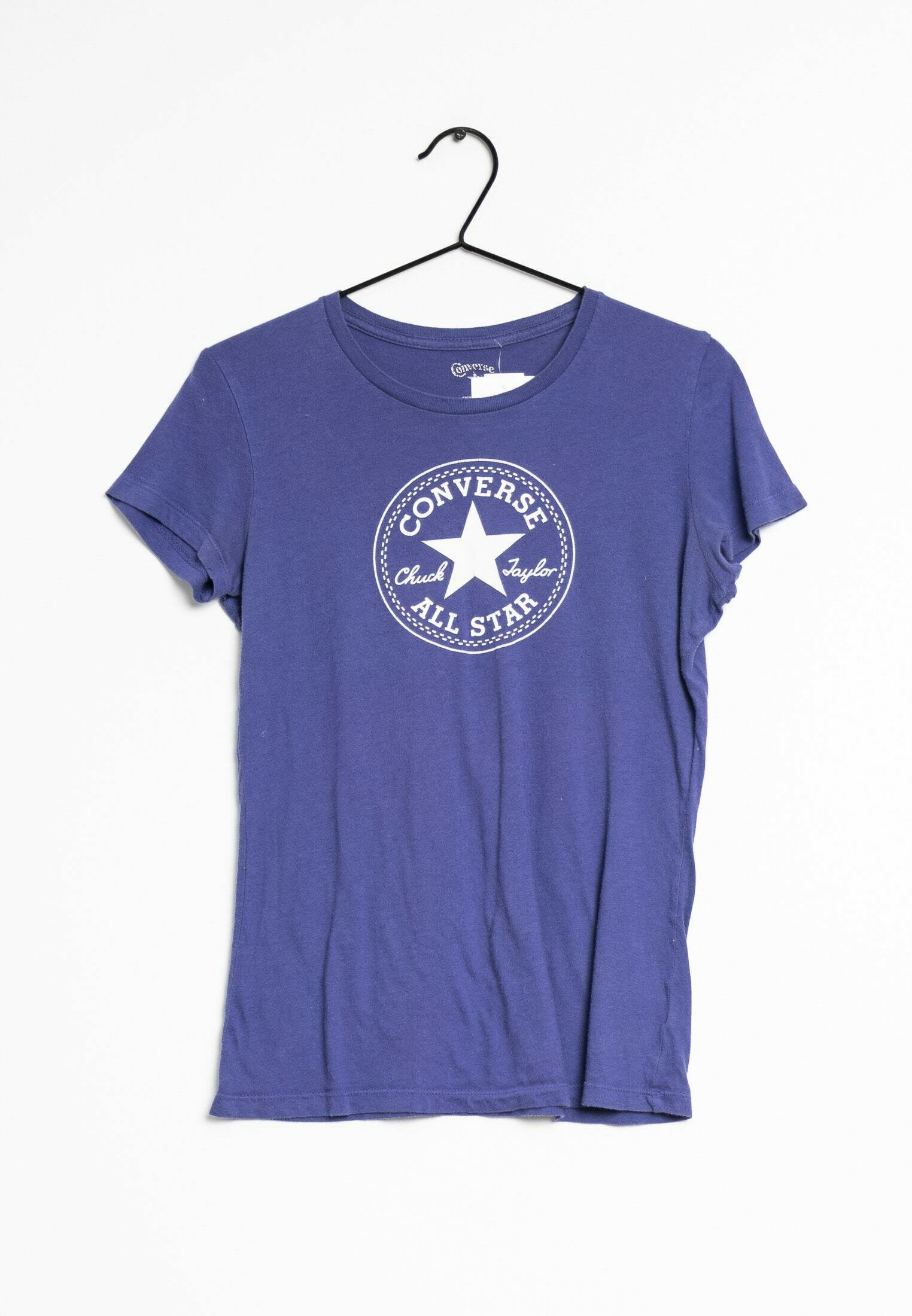 purple converse shirt