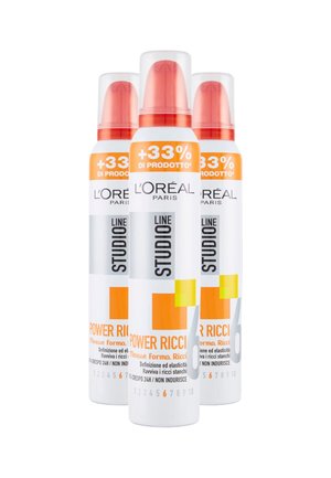 MOUSSE PER CAPELLI STUDIO LINE POWER RICCI, IDEALE PER CAPELLI RICCI, 200ML - 3 PACK - Trattamenti capelli
