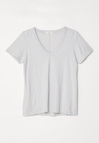 THE SLUB VEE - T-shirt basic - grey