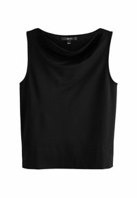 REGULAR FIT - COWL NECK SLEEVELESS - Top - black