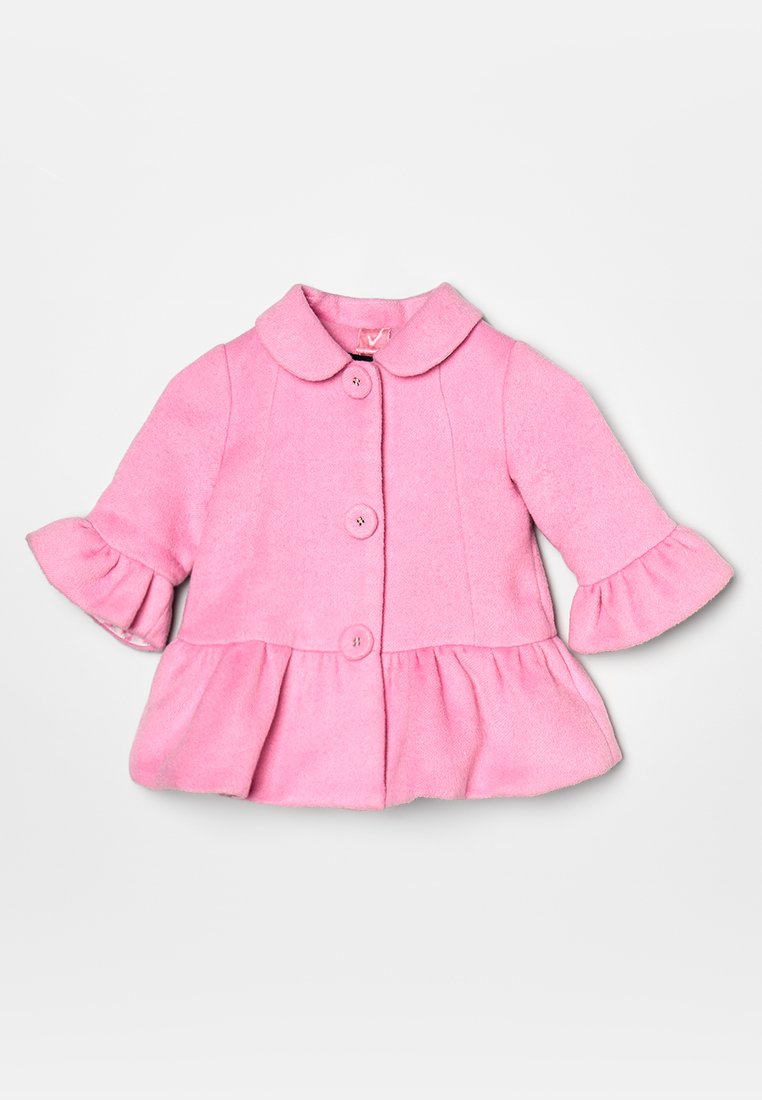 Monnalisa Halflange jas roze Monnalisa Halflange jas roze