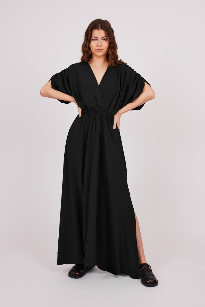 Damen Kleider | Dioxide LONG SLIT Maxikleid black/schwarz - PD99288 Damen Kleider | Dioxide LONG SLIT Maxikleid black/schwarz - PD99288