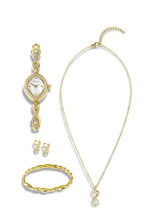 CLASSIC WATCH GIFT SET - Necklace - white
